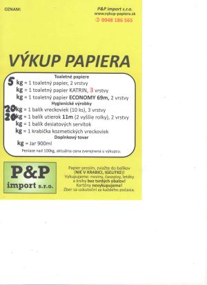 Výkup papiera 1
