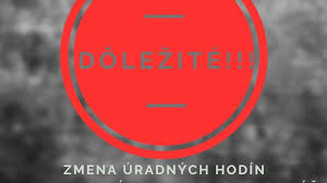 Zmena úradných hodín - 24.07.2024 1